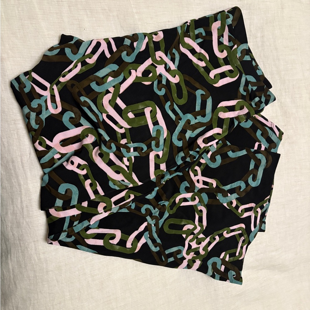 DVF Chain Link Print Jersey Pants - Picture 4 of 5